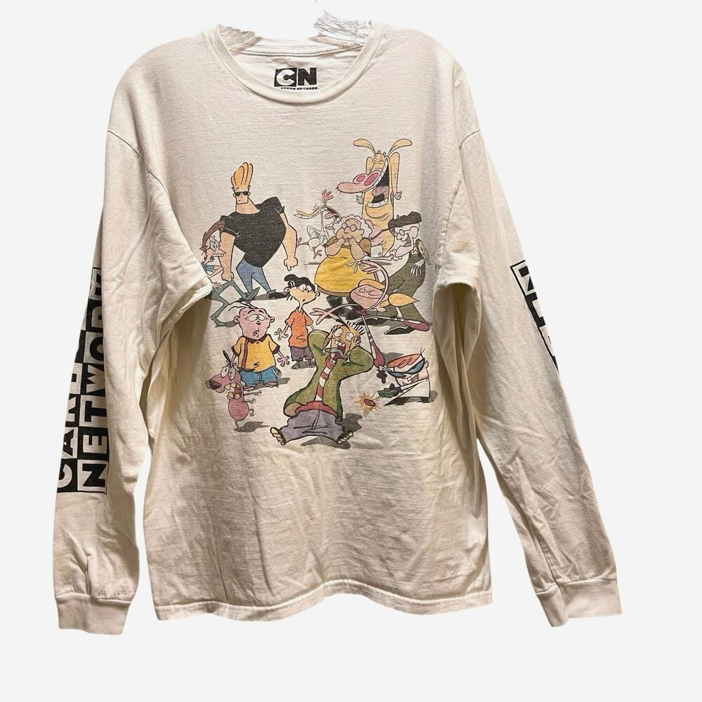 Cartoon Network 2018 Long Sleeve T-Shirt Johnny Bravo Men's Size Large